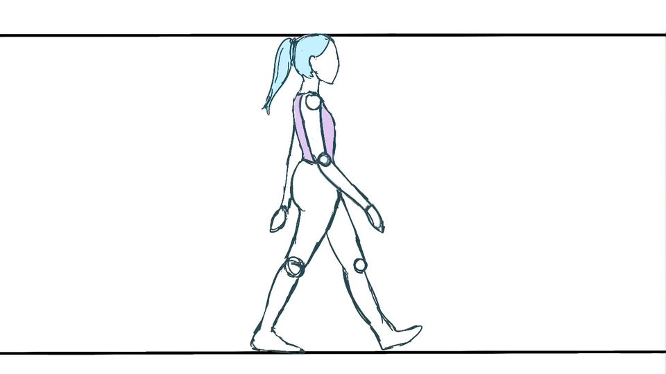 Walk Cycle Process